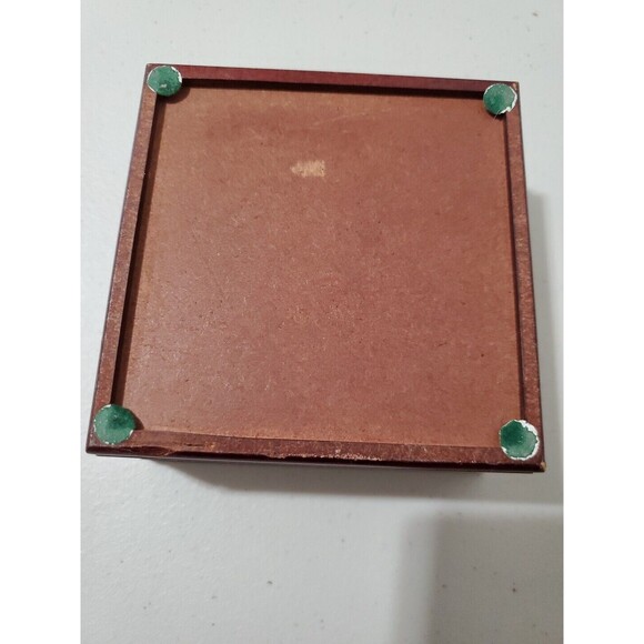 Vintage Cat Wood Jewelry Trinket Box - Picture 7 of 8